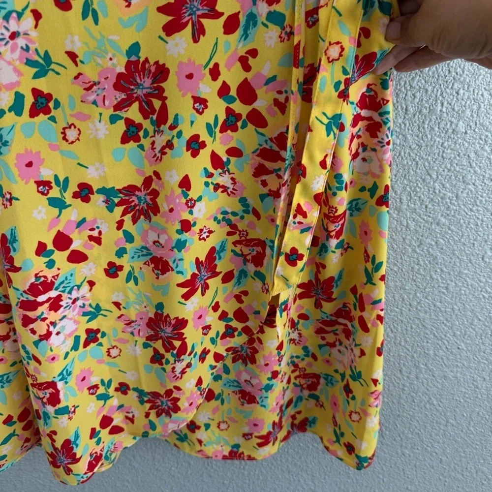 J. Crew Floral Wrap Sundress Size 00 NWT‎